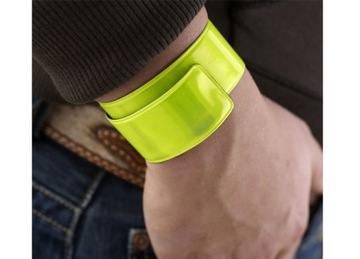 НАБОР 10 САМОЗЖИМНЫХ СВЕТООТРАЖАЮЩИХ ПРЕДУПРЕЖДАЮЩИХ ЛЕНТ, ЖЕЛТЫЙ, ДЛИННЫЙ, 40 СМ