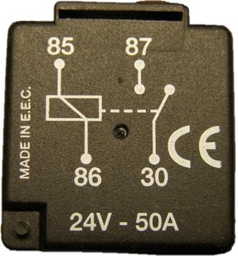 PRZEKAŹNIK MAŁOGABARYTOWY 50A 24V