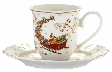 Filiżanki do espresso świąteczne Boże Narodzenie