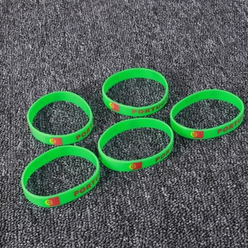 БРАСЛЕТ С ПРИНТОМ ФЛАГА РЕЗИНОВЫЕ СПОРТИВНЫЕ ЛЕНТЫ