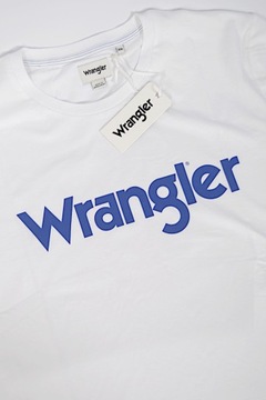 WRANGLER SS LOGO TEE WHITE T-SHIRT MĘSKI BIAŁY XXL