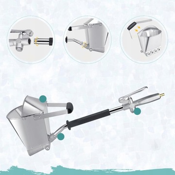 Пневматический штукатурный станок с 8 насадками, промо-пистолет для штукатурки.