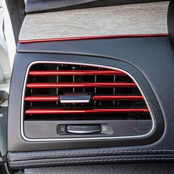 ПРЕССОВАННЫЕ КРАСНЫЕ ДЕКОРАТИВНЫЕ ПОЛОСКИ ДЛЯ АВТОМОБИЛЯ AIR AIR AIR AIR
