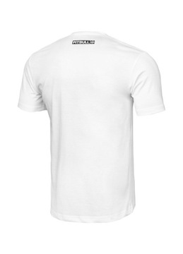 PITBULL T-SHIRT LEKKA KOSZULKA MĘSKA NADRUK HILLTOP BASIC BAWEŁNA BIAŁA L