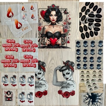 НАКЛЕЙКА НА УТЮГЕ DTF ВАШ ЛОГОТИП НАДПИСЬ ФОТО ТЕКСТ 30 см