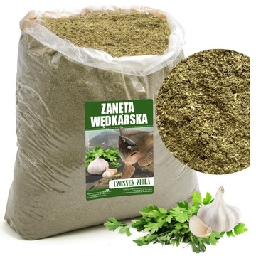 ZANĘTA WĘDKARSKA METHOD FEEDER CZOSNEK ZIOŁA MIX NA RYBY KARPIA LESZCZ