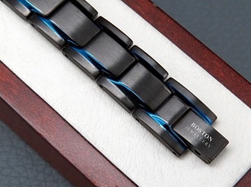 МУЖСКОЙ БРАСЛЕТ ЧЕРНЫЙ ЗДОРОВЬЕ BOSTON JEWELERY ОРИГИНАЛ