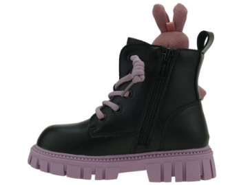 DZIEWCZĘCE BUTY ZIMOWE, DZIECIĘCE ŚNIEGOWCE, KOZAKI NA SUWAK R. 37