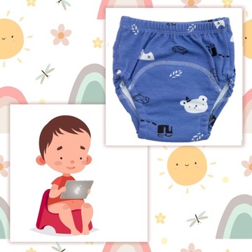 Тренировать трусики для изучения писающих трусиков Большой размер 14-17 кг 3 штуки