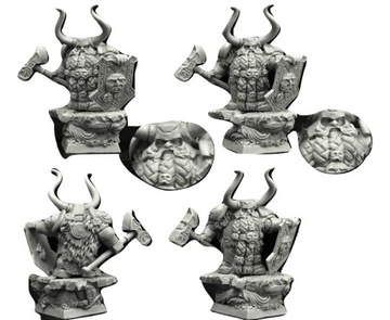 RESIN RPG Dwarf Lord Ragar 28mm Scibor 28FM0225