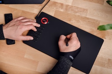 Tablet graficzny Veikk A15 - niebieski