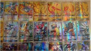 50x Karty POKEMON gx tag team basic