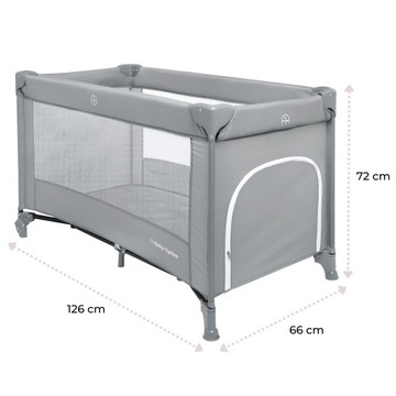 Дорожная кроватка, дорожный манеж для ребенка, со складным матрасом.