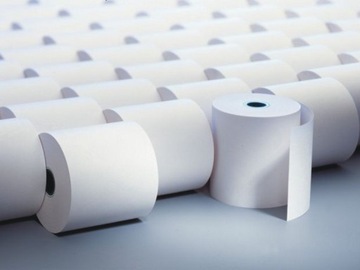 DUŻA ROLKA TERMICZNA klasyczna 80 mm x 80m EMERSON zestaw 36 rolek KASOWYCH