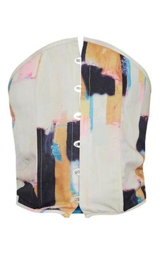 PK116 АБСТРАКТНЫЙ КОРСЕТ PRETTYLITTLETHING 36