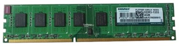 PAMIĘĆ RAM KINGMAX 4GB DDR3 1333MHZ FLFF65F-C8KL9