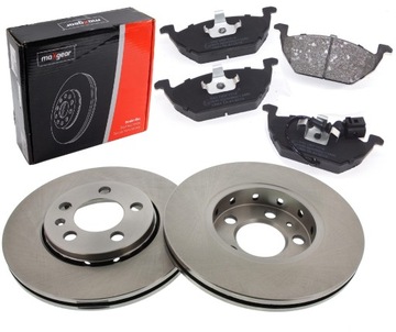 TARCZE + KLOCKI przód Audi A2 A3 8L1 1.6 256mm