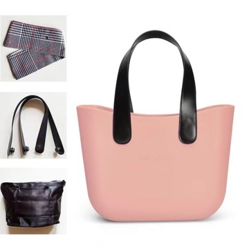 Torebka damska gumowa Torba Bag O Shopper Rączki
