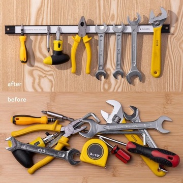 МАГНИТНАЯ ПОЛОСКА ДЛЯ ИНСТРУМЕНТОВ НАБОР ИЗ 3 ПОЛОСОК