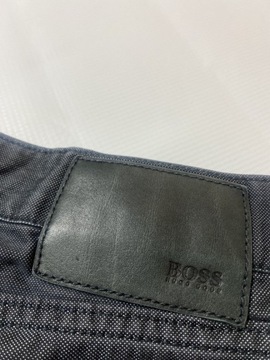 HUGO BOSS BLACK czarne Spodnie Jeansy W 35 L 32