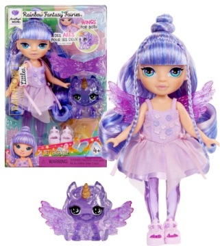 RAINBOW лялька фіолетова Willow з тваринкою 15 см