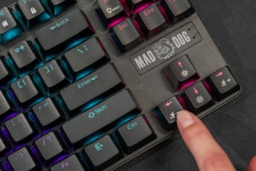 Клавиатура MAD DOG GK510K Outemu Red, черная