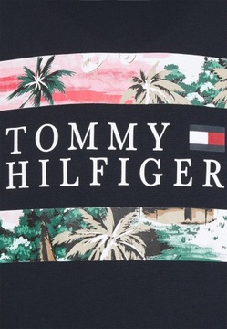 TOMMY HILFIGER BLUZA MESKA Z KAPTUREM JEANS R. S