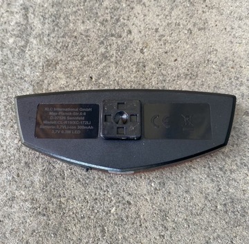 Задний фонарь с аккумулятором XLC USB 300 мАч 50/80 мм для багажника или подседельного штыря