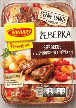 WINIARY POMYSŁ NA ŻEBERKA Z ZIEMNIAKAMI I PAPRYKĄ
