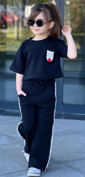 komplet, dres dla dziewczynki na lato 116 cm 5/6