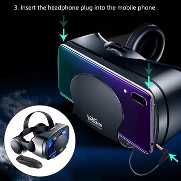 3D VR-очки Гигантский экран 360 фильмов