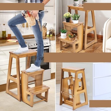 СКЛАДНОЙ СТУЛ-ЛЕСТНИЦА МНОГОФУНКЦИОНАЛЬНЫЙ ТАБУРЕТ