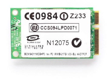 СЕТЕВАЯ КАРТА WIFI BROADCOM BCM94311MCGHP3