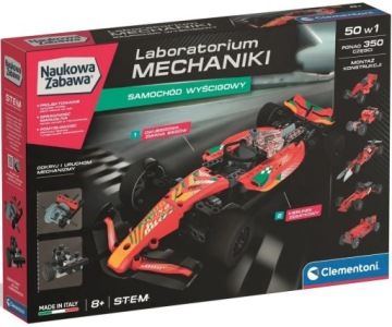 Лабораторія механіки автомобіль гоночний CLEMENTONI 50403