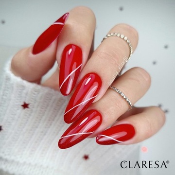 Claresa Lakier hybrydowy RED 418 - 5g