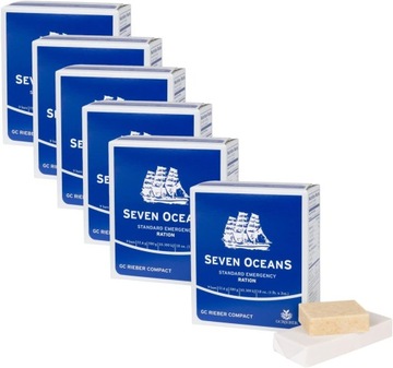 6x Ratunkowe Racje Żywnościowe SEVEN OCEANS