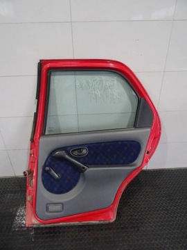 DVEŘE PRAVÝ ZADNÍ FIAT SIENA ČERVENÉ KPL