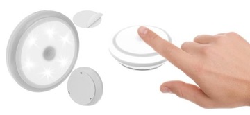 Lampka LED z Czujnikiem ruchu i zmierzchu okrągła