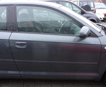DRZWI PRAWY PRZÓD AUDI A3 8P 3D 8P3 LX7Z 03-08