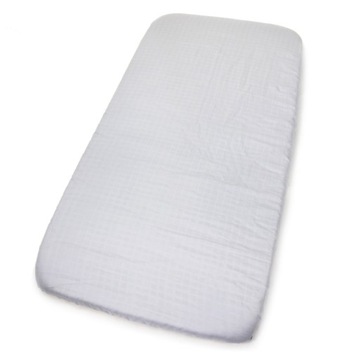 Kerstin PRZEŚCIERADŁO DO ŁÓŻECZKA 120x60 MUŚLINOWE
