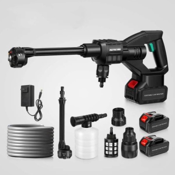 АККУМУЛЯТОРНАЯ МОЙКА ВЫСОКОГО ДАВЛЕНИЯ 3AH 21V 500W + 2AKU