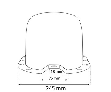 Вентиляционный дымоход Ventos X T18 ral 3009