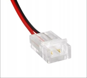 Коннектор 10 см для 8 мм COB светодиодных лент соединительный зажим быстрый монтаж односторонний