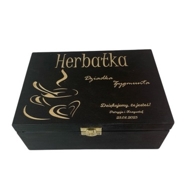 Herbaciarka prezent z grawerem herbata