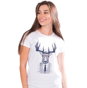 T-shirt Koszulka damska biała PREZENT NA ŚWIĘTA
