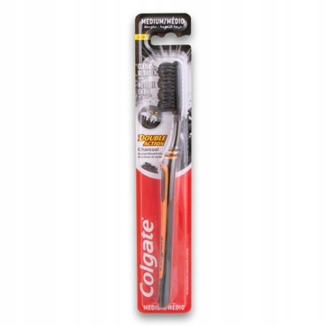 COLGATE Double Action Charcoal Medium Szczoteczka