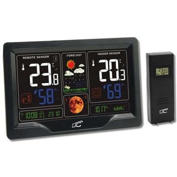 Метеостанция с цветным дисплеем, чёрная LXSTP09C