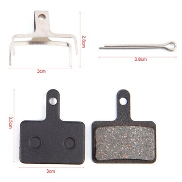 4PARY KLOCKI HAMULCOWE ROWEROWE TARCZOWE 30×35×2MM