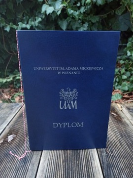 Okładka na dyplom z dowolnym złotym nadrukiem