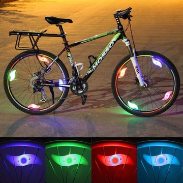 ROWEROWA NAKŁADKA LED NA SZPRYCHY KOŁA NEON KOLORY
